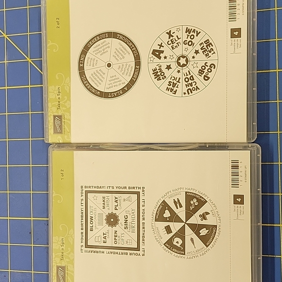 Stampin Up - Stamp Set Take a Spin Set of 2 - Picture 1 of 7